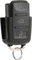 Flip Key Fob Keyless Entry Remote Shell Case & Pad fits VW Beetle Golf Jetta Passat 2002 2003 2004 2005 (HLO1J0959753AM)