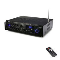 2000Watt 110V Pro Bluetooth HiFi Power Amplifier Stereo Surround Amp Karaoke FM