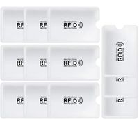 16 Set RFID Blocking Sleeves Credit Card Holder Identity Theft Protection-Smart Slim Design fits Wallet/Purse