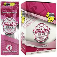 Twisted Hemp Wraps California Dream 15 puches with 4 wraps