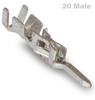 Molex Male Micro-Fit 3.0 Crimp Terminals Pins Wire Diameter: 20-24 AWG, 1.85 mm (Pack of 20)