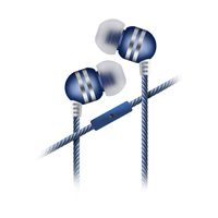 Sentry Industries Inc. HM282 Stingers Stereo Earbuds with Mic, Blue