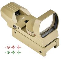 CVLIFE 1X22X33 Red Green Dot Gun Sight Scope Reflex Sight with 20mm Rail