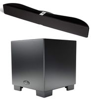 Martin Logan Vision X Powered Sound Bar and Martin Logan Dynamo 1000W 12" Powered Subwoofer Bundle