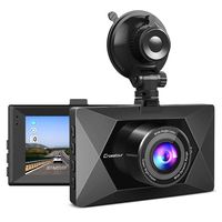 Crosstour Dash Cam 1080P FHD Mini in Car Dashboard Camera with Park Mode, G Sensor, F1.8 Super Big Aperture, 3 Inch LCD, 170°Wide Angle, WDR, Motion Detection, Loop Recording(CR350)