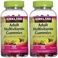 Kirkland Signature™ Adult Multivitamin, 320 Gummies Adult Multivitamin, 2-Pack 320 Gummies Total
