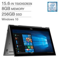 Dell 2018 Flagship Inspiron 15 5000 15.6-inch FHD IPS Touchscreen 2-in-1 Convertible Premium Laptop PC, Intel Quad-Core i7-8550U, 8GB DDR4 RAM, 256GB SSD, Backlit Keyboard, Bluetooth, Win 10