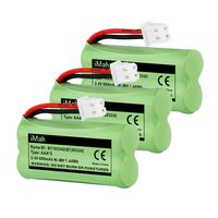 iMah BT183342 BT283342 BT166342 BT266342 BT162342 BT262342 Cordless Phone Battery Compatible with VTech CS6709 CS6609 CS6509 CS6409 AT&T EL52100 EL50003 CL80100 CL80111 CRL80112 EL50003, 3-Pack