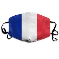 NUNOFOG France Flag Unisex Safety Masks Washable and Reusable Cleaning Gardening Dust Respirator Mouth Masks for Men Women One Size