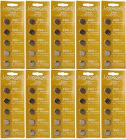 LOOPACELL 50 D389/390PK Watch/Electronics Battery, 1.5 Silver Oxide