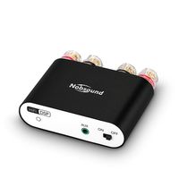 Nobsound NS-10G PRO 100W Bluetooth 5.0 Power Amplifier 2.0 Channel Stereo Audio Amp Wireless Receiver Hi-Fi DSP Home Speaker (Black)