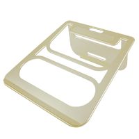 Laptop Stand - YYY Portable Aluminum Notebook Holder, Foldable Desk Cooling Stand for 10-15 inch Screen (gold)
