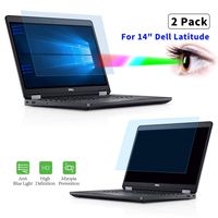 [2 Pack] 14 Inch Screen Protector, Blue Light and Anti Glare Filter Screen Cover for Dell Latitude E7450 E7470 E5470 E7480 5480 5490 7490 14 Inch Laptop Eye Protection Blue Light Blocking Filter