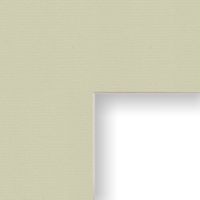 Craig Frames B253 10x12-Inch Mat, Single Opening for 8x10-Inch Image, Pale Laurel with Cream Core