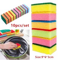 Kentew Home Kitchen Double Layer Soft Strong Water Absorption Dishwashing Sponge Sponges