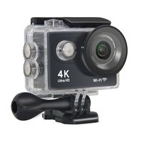 Action Camera NTSE Ultra HD 4K WiFi Sport Camera 1080P/60fps 2.0 LCD 170D Lens Helmet Cam Go Waterproof Pro Camera 30m Waterproof Cameras (Black)