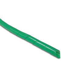 Electriduct 1/4" Spiral Cable Wrap Polyethylene Expandable Abrasion Protector Wire Sleeve - 50 Feet - Green