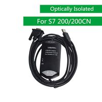 Washinglee USB PLC Programming Cable for Siemens S7 200 and 200CN, Isolated Interface, 6ES7901-3DB30-0XA0 Replacement, Black, 2 Options. (S7 200/200CN)