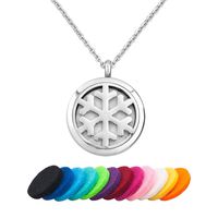 Moonlight Collection Christmas Necklace Aromatherapy Pendant Essential Oil Diffuser Locket