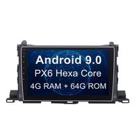 SYGAV Car Stereo for 2014-2018 Toyota Highlander Android Radio with Carplay Android Auto 10.2 Inch Touch Screen GPS Navigation Head Unit