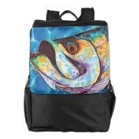 Awesome Sea Animal Fish Outdoor Travel Backpack Bags Daypack Bookbags Travel Bag