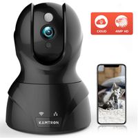 Security Cameras Pet Cameras for Homes - KMARON 4MP HD WiFi Dog Camera Night Vision Pan/Tilt/Zoom Motion Detection with 2 Way Audio - Cloud Service Available