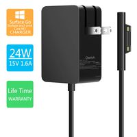 Surface Go Charger Surface Pro M3 Charger 24W 15V 1.6A Charger for Microsoft Surface Go/Surface Pro 4 Intel Core m3/Pro 3 Intel Core m3/Surface Pro 5th Gen Intel Core m3/Surface Laptop Intel Core m3