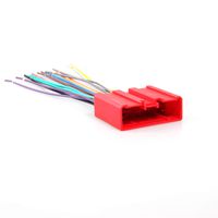 RED WOLF Stereo Radio Wiring Harness Connector for Mazda 2001-2008 Model Aftermarket Head Unit Installation Adapter