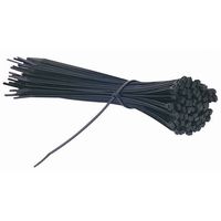 11 in. Black Cable Ties 100 Pk