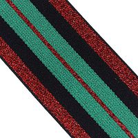 Elastic Stretch Ribbon Band Webbing Belt Strap Craft 2yard 47mm Green Red Lace Trim Tape Sewing Accessories T2405