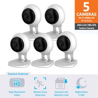 SNH-C6417BN - Samsung Wisenet SmartCam 1080p Full HD Plus Wi-Fi Camera Five Pack