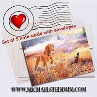 Michael Steddum Foggy Bottom Vizsla Note Card Set