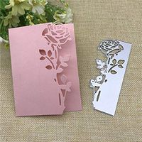 4.6x1.8inch 2019 Rose New Die Cuts Metal Cutting Die Craft Die Embossing Stencil Template for Scrapbooking Card Making DIY Invitation