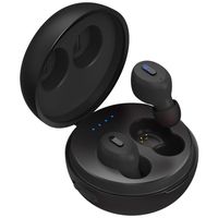 True Wireless Earbuds Bluetooth 5.0 Headphones, Sports in-Ear TWS Stereo Mini Headset w/Mic Extra HIFI Bass IPX8 Waterproof,Instant Pairing 24H Battery Charging Case Noise Cancelling Earbuds Earphones