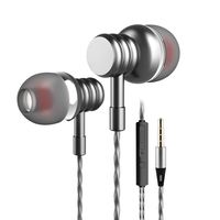 Fxexblin Earbuds Earphones with Microphone Sterero in-Ear Earphone Wired Noise Isolating Headphones Compatible with iPhone iPod iPad Samsung Android Smartphones Tablet Laptop 3.5mm Jack