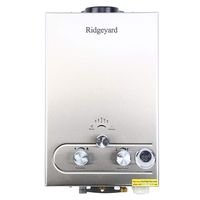 Ridgeyard Propane LPG Gas Tankless Water Heater Instant Hot Water Boiler with Shower Head (8L)