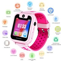 Luiryare Electronics Kids Smart Watch Phone Waterproof with Anti-Lost Safe LBS Accurate Tracker, SOS Call, Remote Shutdown, Low-Power Watch Children Gift (Pink, M)