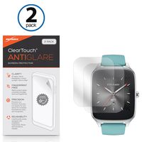 ASUS ZenWatch 2 (49mm) Screen Protector, BoxWave® [ClearTouch Anti-Glare (2-Pack)] Anti-Fingerprint Matte Film Skin for ASUS ZenWatch 2 (49mm)