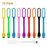 10 Pack Mini USB LED Light Lamp Flexible Gooseneck Reading Light Portable USB Laptop Light for Laptop Keyboard Power Bank Portable Night Light Outdoor Energy Saving Reading Lamp