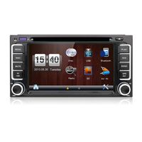 2 din Car Stereo Gps Navigation Touch Screen Car Dvd for Universal Toyota Corolla for free backup camera support Bluetooth/FM/AM/USB/SD Card