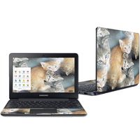 Mightyskins Skin Compatible with Samsung Chromebook 3 11.6" - Kittens | Protective, Durable, and Unique Vinyl Decal Wrap Cover | Easy to Apply, Remove, and Change Styles | Made in The USA