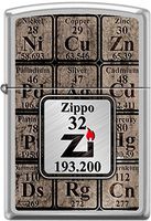 New ZIPPO TABLE OF ELEMENTS Windproof Pocket Lighter