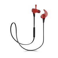 JayBird X2 Sport Bluetooth Wireless in-Ear Headphone Earbuds with Carrying Pouch - Red (Renewed)