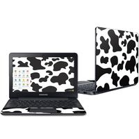 Mightyskins Skin Compatible with Samsung Chromebook 3 11.6" - Cow Print | Protective, Durable, and Unique Vinyl Decal Wrap Cover | Easy to Apply, Remove, and Change Styles | Made in The USA