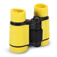 VGEBY1 Child Binocular, 3Colors 4x30 Kids Binoculars Durable Shock Proof Lightweight Compact Binoculars with Lanyard and Storage Bag(Yellow)