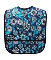 Adult Clothing Protector Bib with Front Pockets (Midnight Shadow)