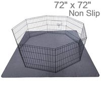Upgrade Non-Slip Dog Pads Extra Large 72" x 72", Washable Puppy Pads with Fast Absorbent, Reusable, Waterproof for Training, Travel, Whelping, Housebreaking, Incontinence, for Playpen, Crate