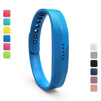 Wekin Replacement Wrist Band Compatible for Fitbit Flex 2, Soft Silicone Accessory Wristband Strap for Flex 2 Sports Classic Fitness Tracker (Small, Sky Blue)