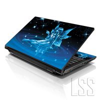 LSS 15 15.6 inch Laptop Notebook Skin Sticker Cover Art Decal Fits 13.3" 14" 15.6" 16" HP Dell Lenovo Apple Asus Acer Compaq (Free 2 Wrist Pad Included) Cinderella with Wings