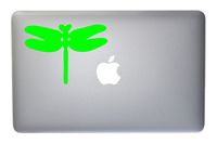 Dragonfly Vinyl Decal for MacBook, Laptop or Other Device 5 Inch (neon Green)